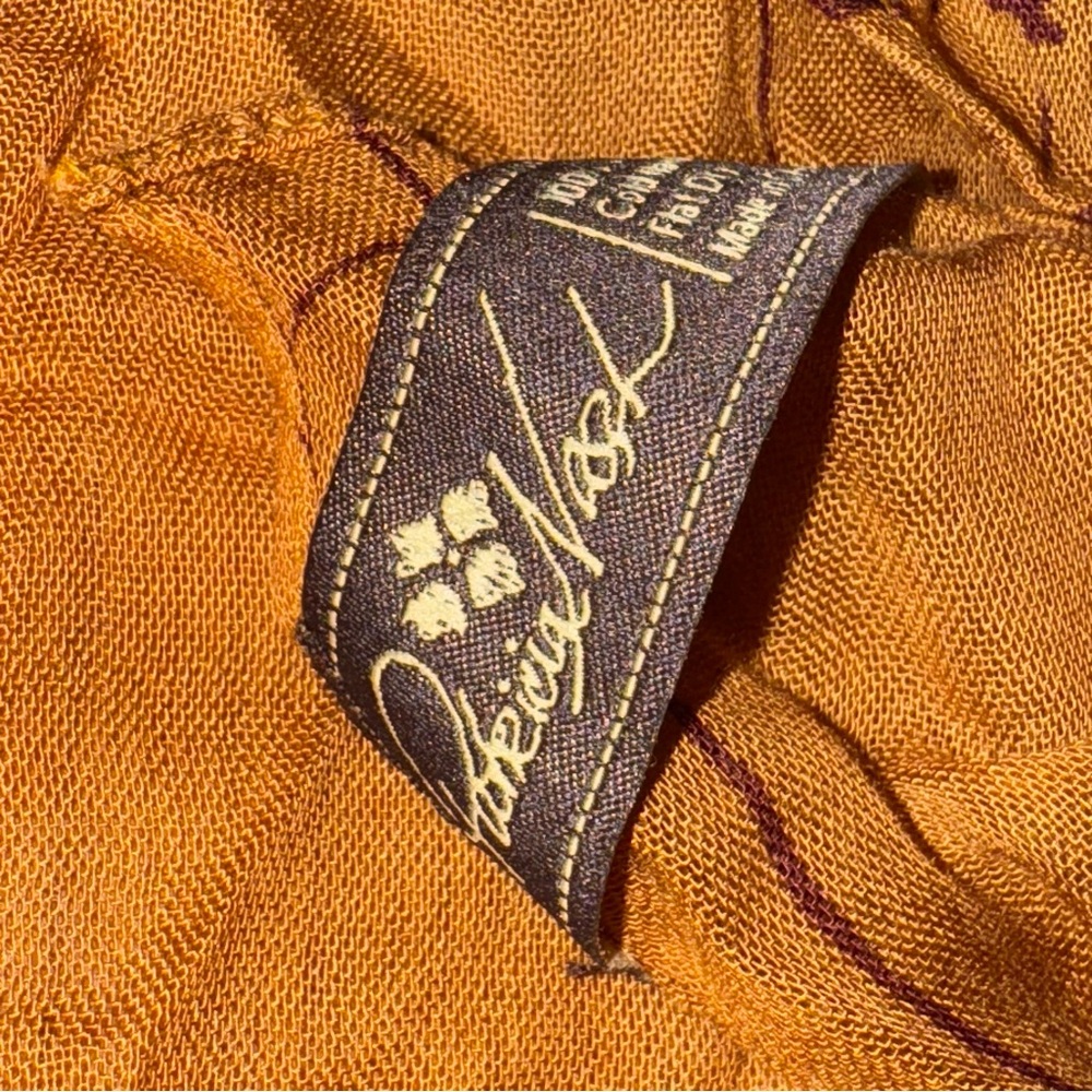 Patricia Nash Brown Vintage Inspired Maps Print Scarf and Dustbag - Picture 6 of 8